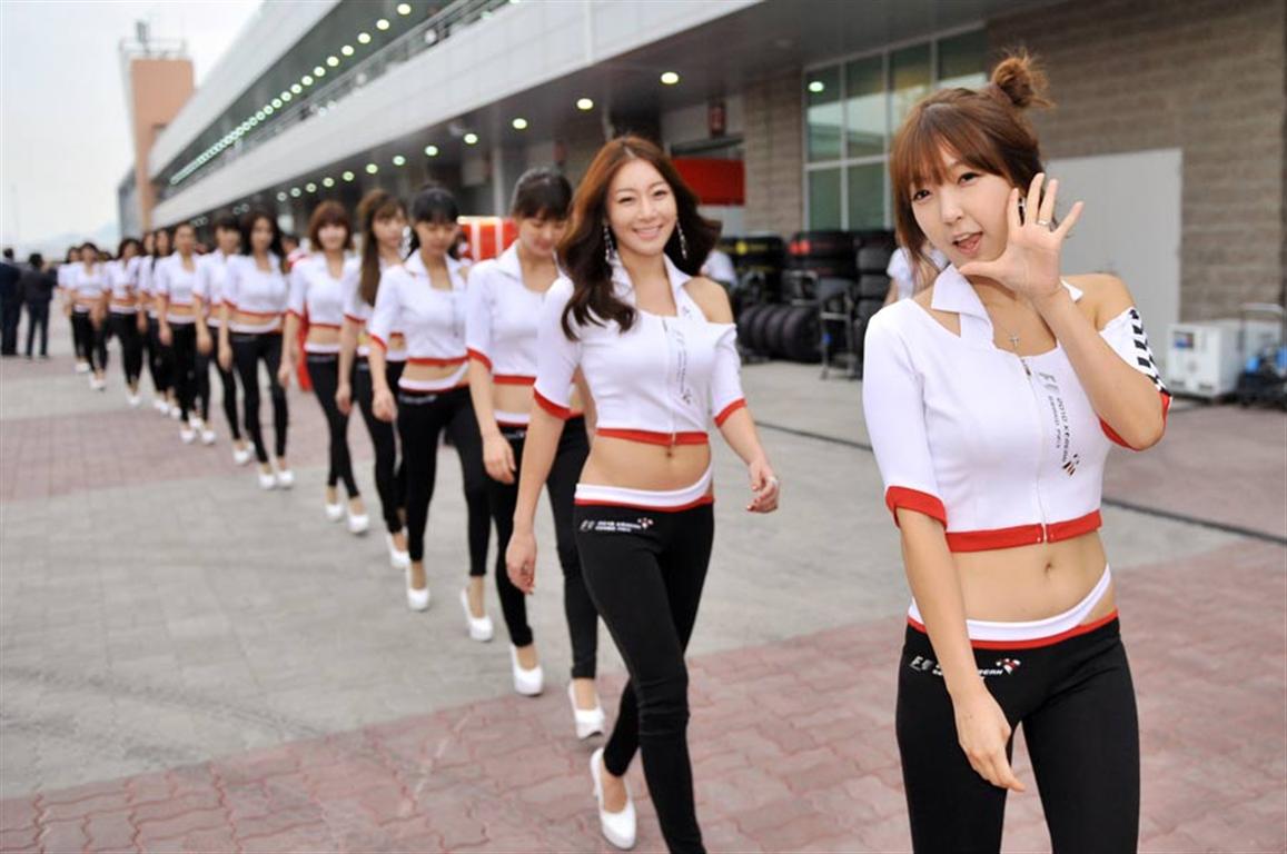 Korean F1 Grid Girls